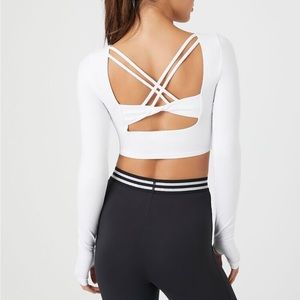 NWT Forever 21 Active Crisscross Cutout Crop Top